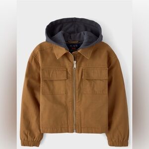 The Children’s Place
Boys Microfleece Lined Utility Jacket - Brown XXL/16